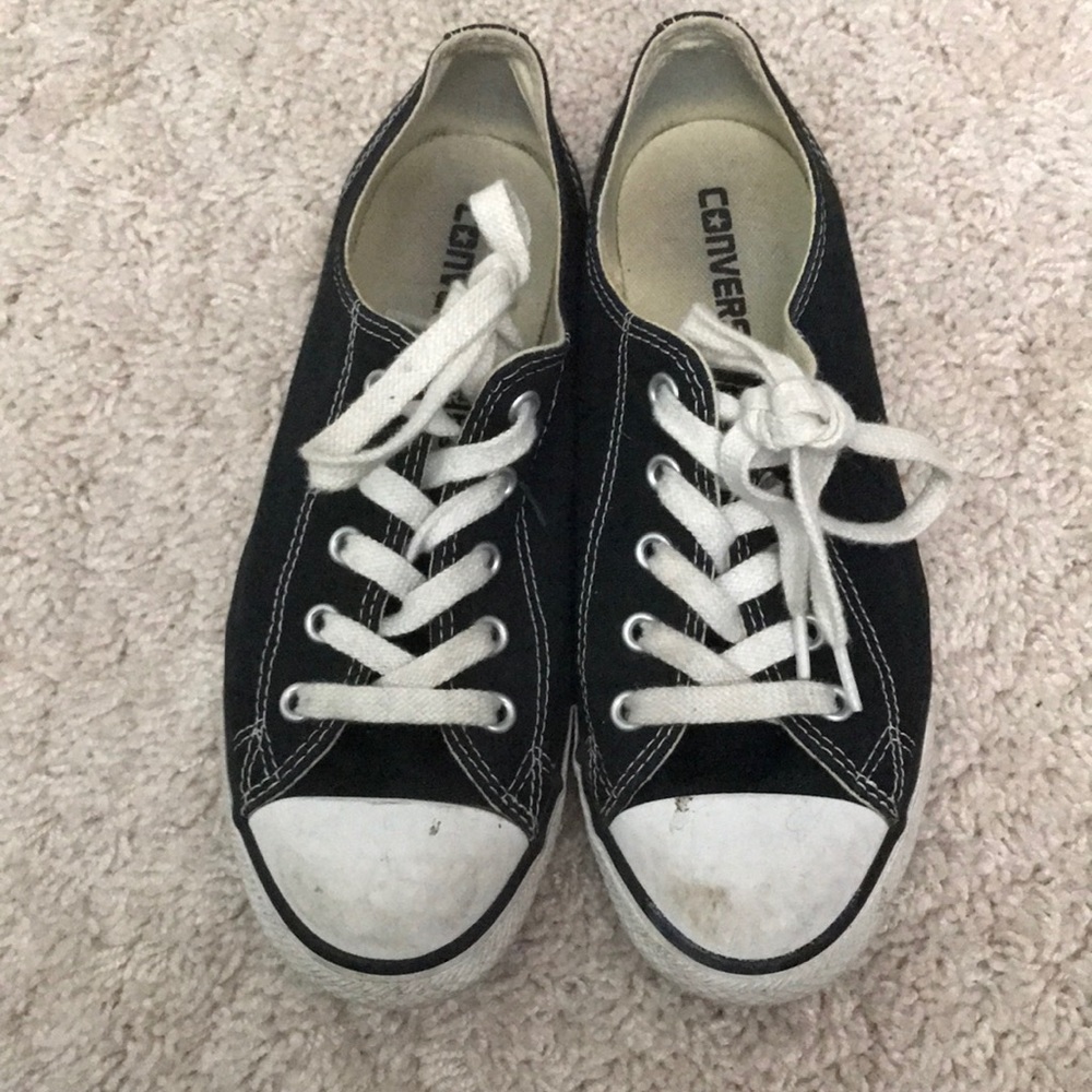 black converse